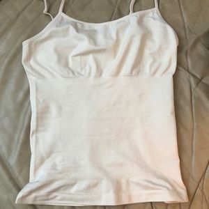 Spandex tummy control cream undershirt